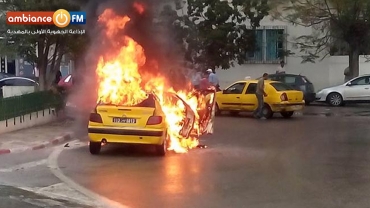 انفجار قارورة الغاز داخل تاكسي: نقل المصاب إلى مستشفى بن عروس